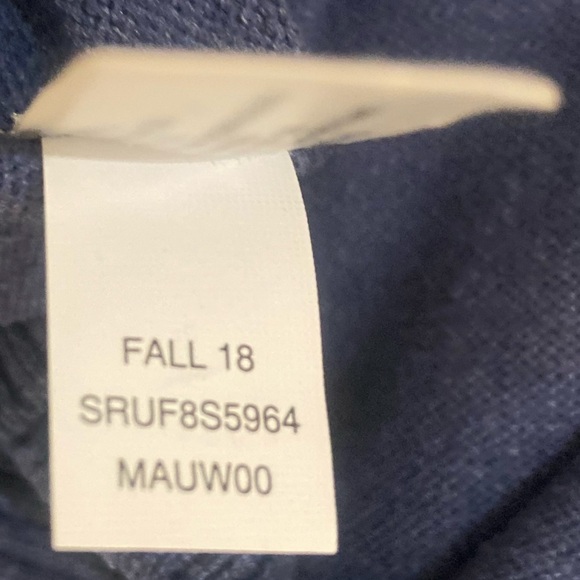 Men’s US Polo Association blue striped crew neck pullover sweater size xl - Picture 6 of 6